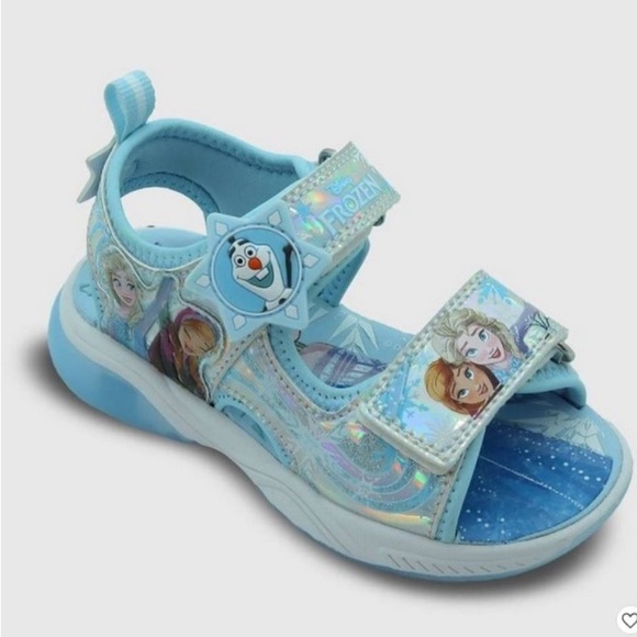 Disney Frozen Adventure Ankle Strap Light Up Sandals - Picture 2 of 5
